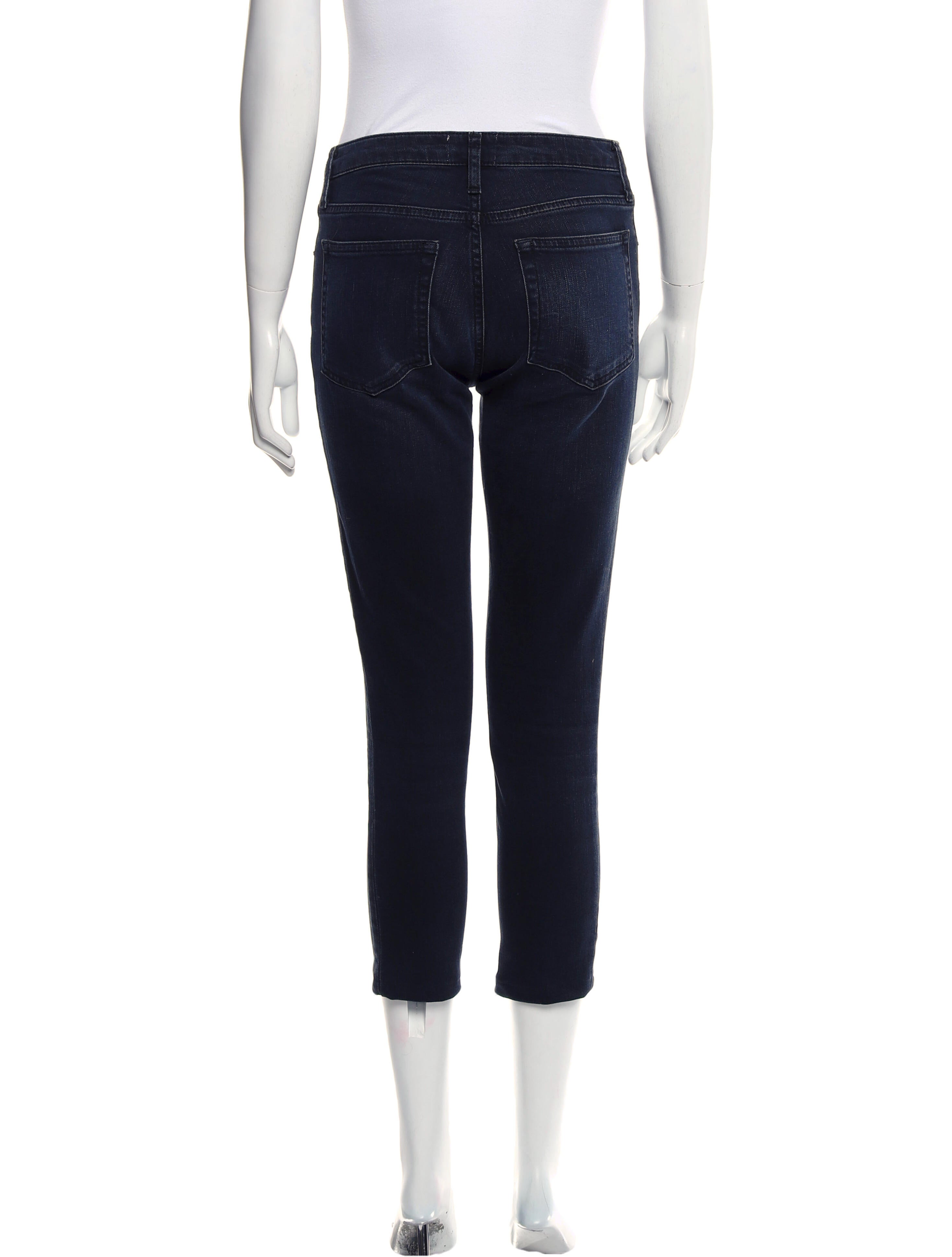 Acne Studios Mid-Rise Straight Leg Jeans
